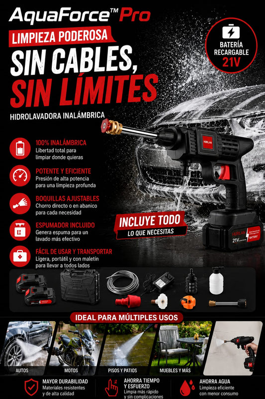 Hidrolavadora AquaForce™ Pro